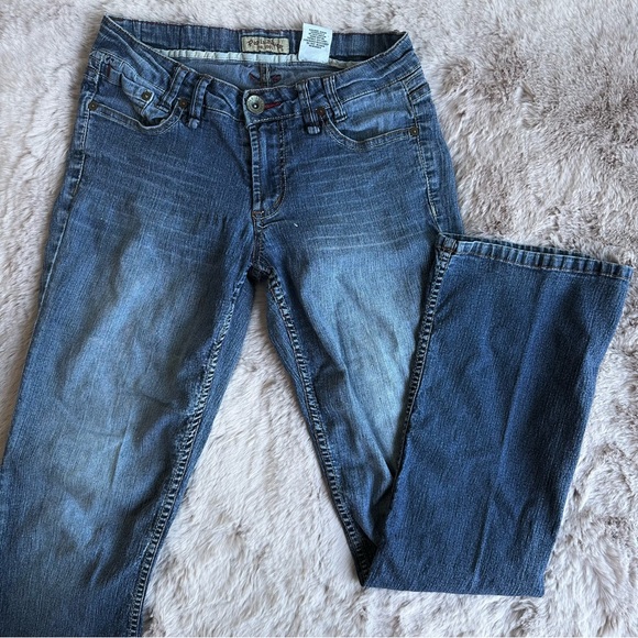Vintage Paris Blues Bootcut Low/Mid Rise Medium Wash Denim Jeans - Picture 1 of 3